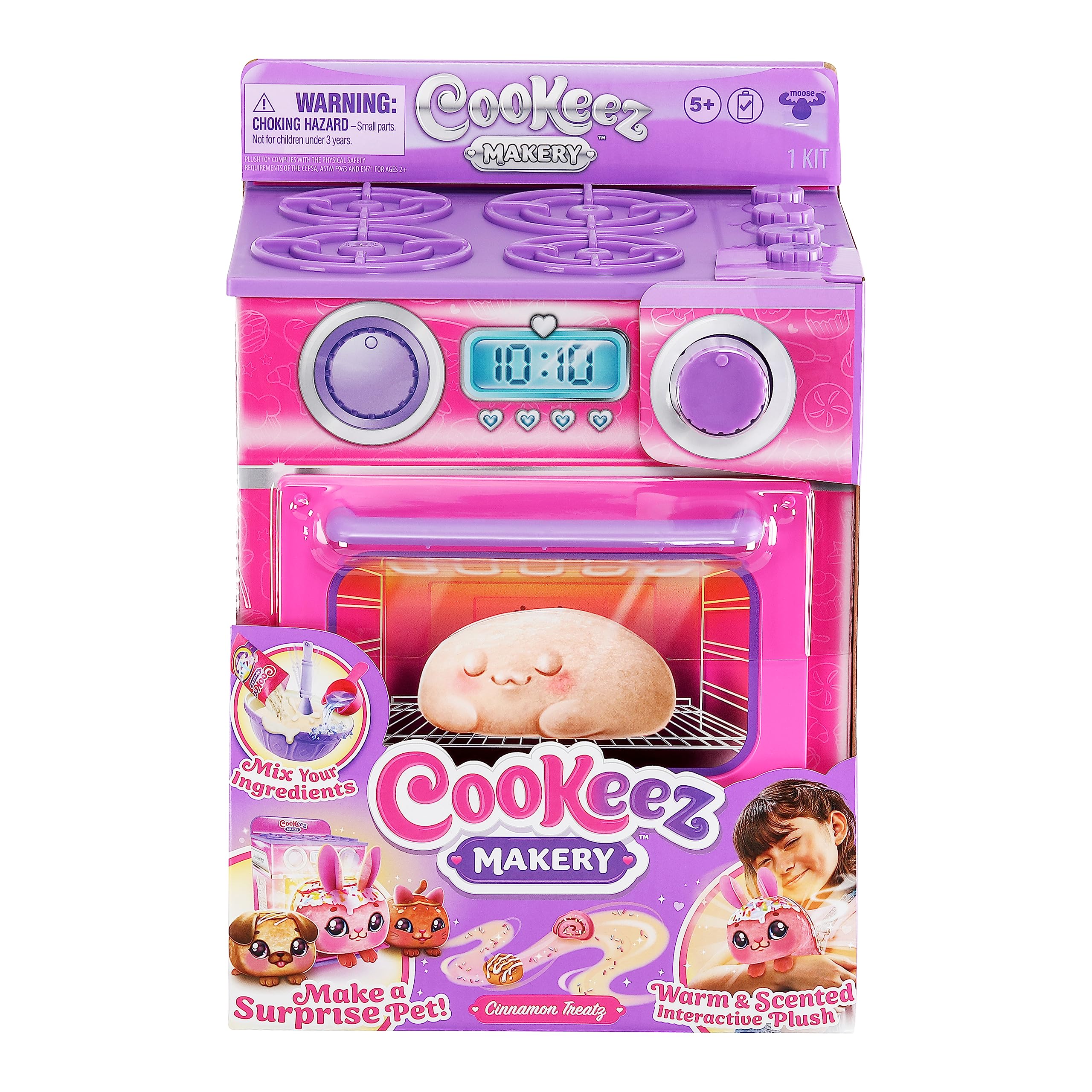Foto 6 pulgar | Cookeez Makery Cinnamon Treats Oven Mix & Make Plush Friend - Venta Internacional.