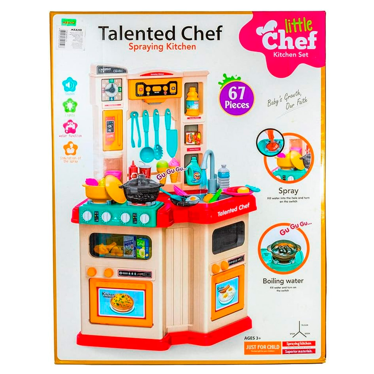 Foto 1 | Cocinita Infantil Para Niña Talent Chef