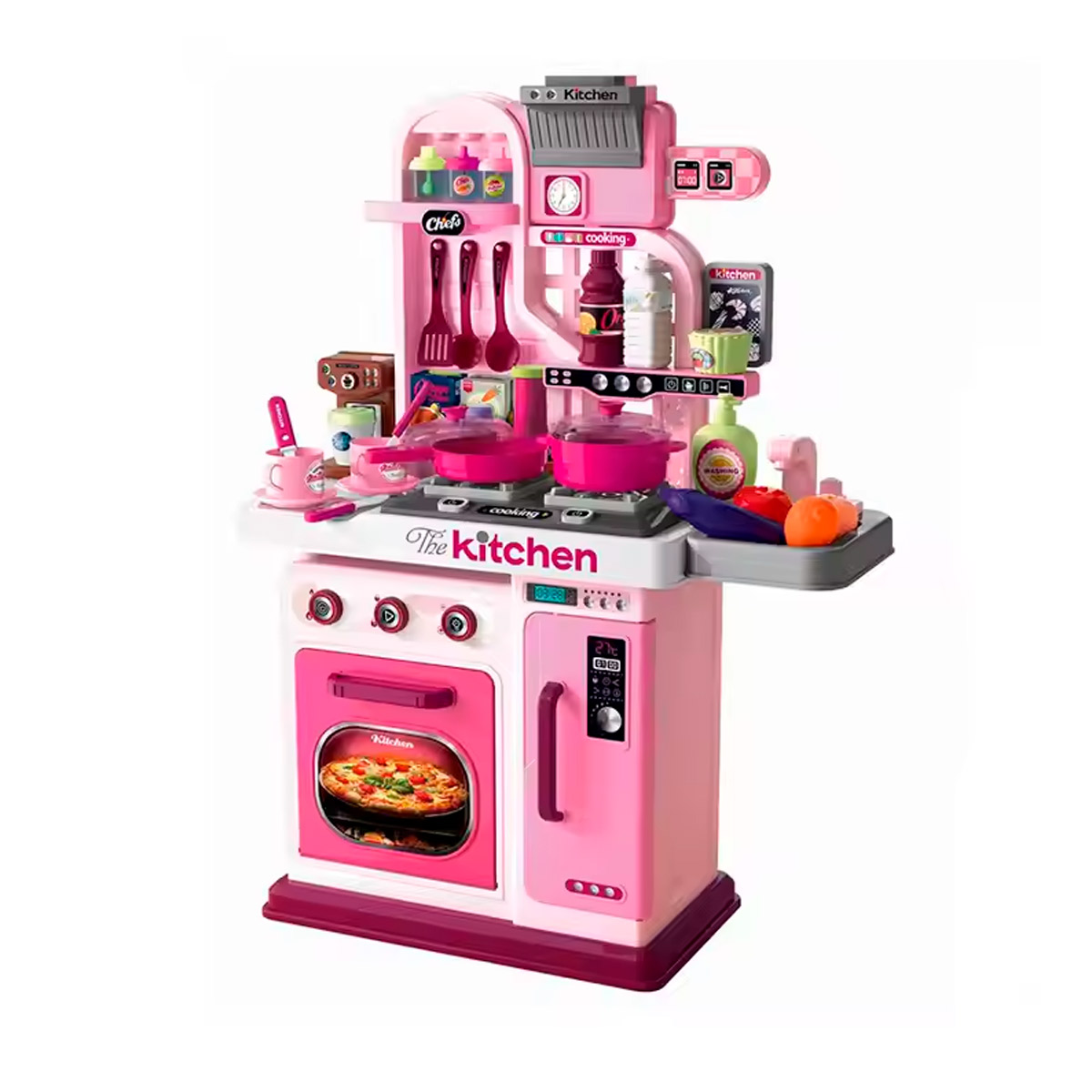 Foto 2 pulgar | Cocinita Infantil Para Niña Ktichen Luz Y Sonido