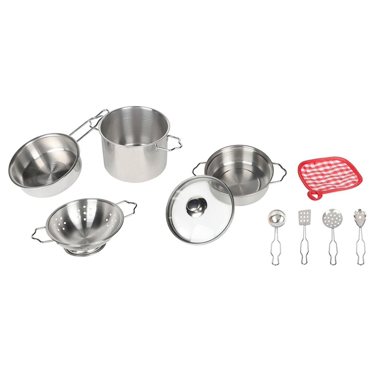 Foto 1 | Juguete Set De Cocina De 11 Pzs De Acero  Infantil