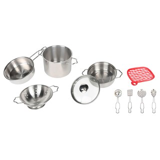 Foto 1 | Juguete Set De Cocina De 11 Pzs De Acero Infantil