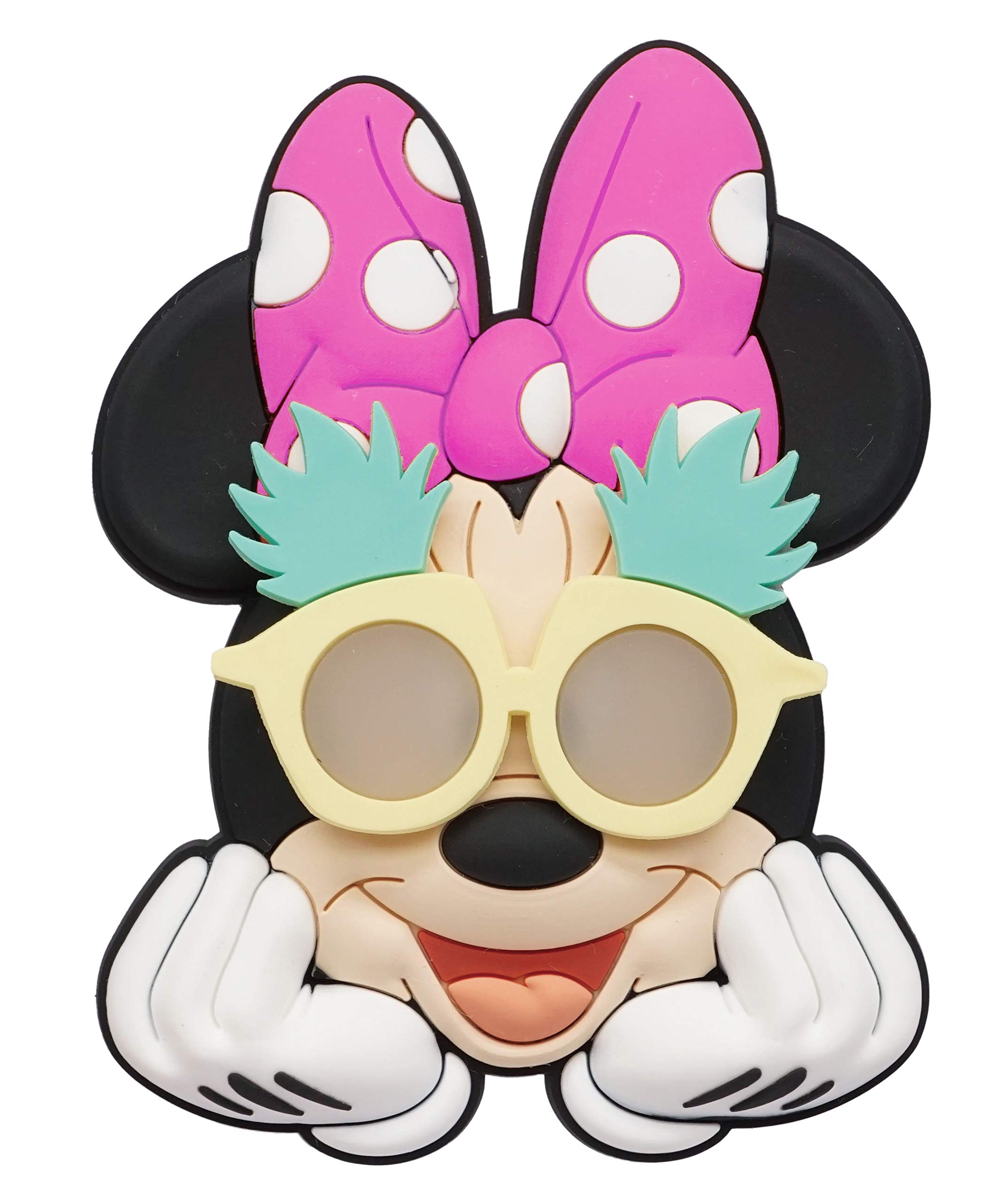 Foto 2 pulgar | Magnet Disney Minnie Con Gafas De Sol De Pvc Soft Touch - Venta Internacional.