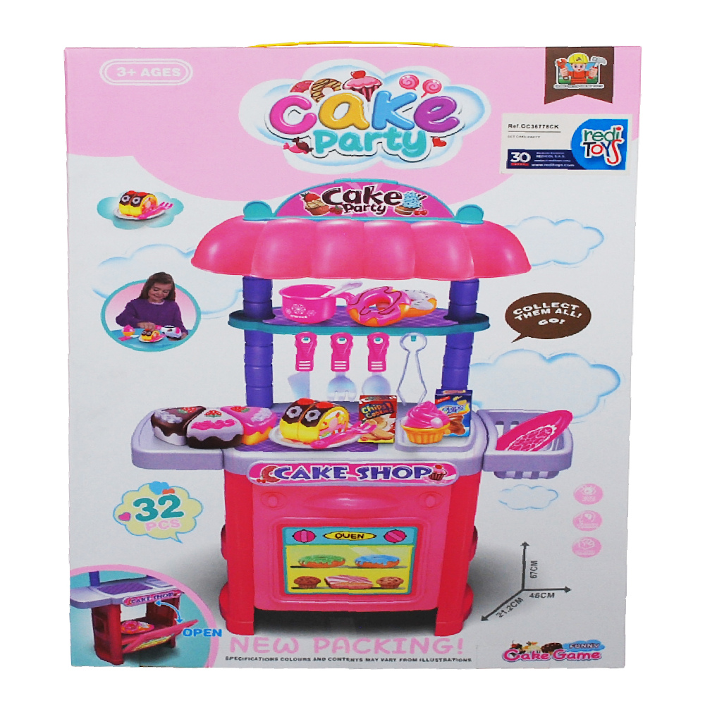 Foto 4 pulgar | Set de Cocina para Niñas Cake Party Storyland color Rosa