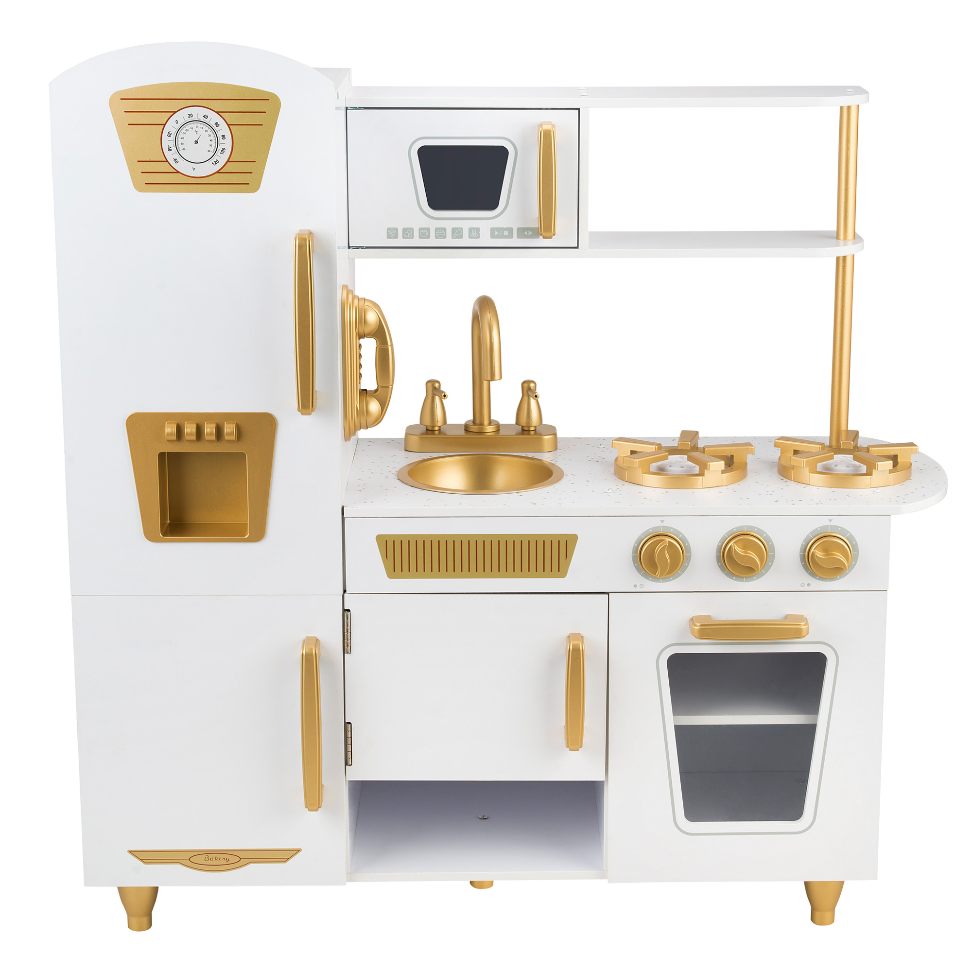 Cocinita de Madera de Juguete Kids House Elite White color Blanco