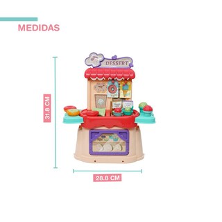 Foto 2 | Mochila Estuche YEI YI-MEP1PK-25PZ tipo Postres de Juguete color Rosa 25 Piezas