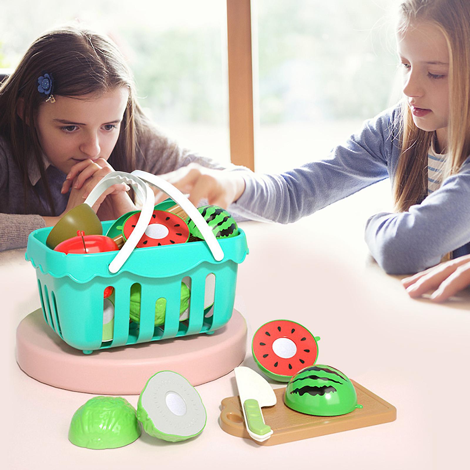 Foto 5 pulgar | Venta Internacional - Juego De Juguetes Cut Fruit, Rompecabezas De Frutas Y Verduras, Kit Para Jugar En Casa