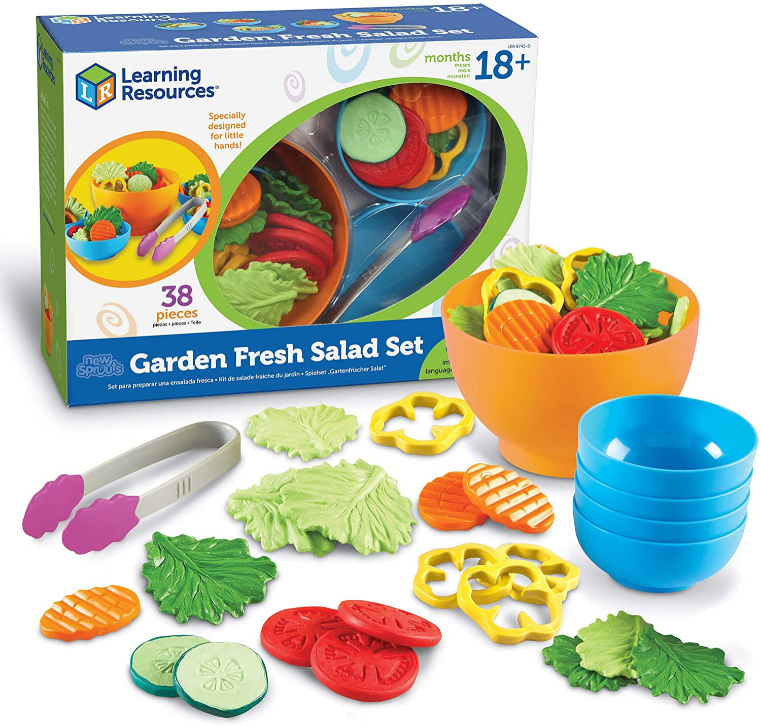 Foto 2 pulgar | Juego de Ensaladas Frescas Toy Learning Resources 38 Piezas - Venta Internacional