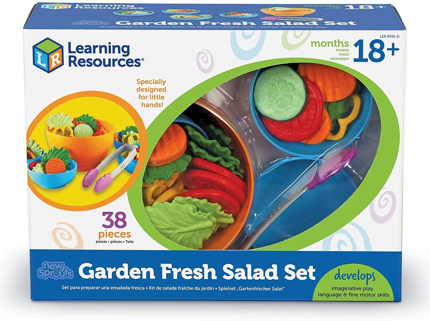 Foto 6 pulgar | Juego de Ensaladas Frescas Toy Learning Resources 38 Piezas - Venta Internacional