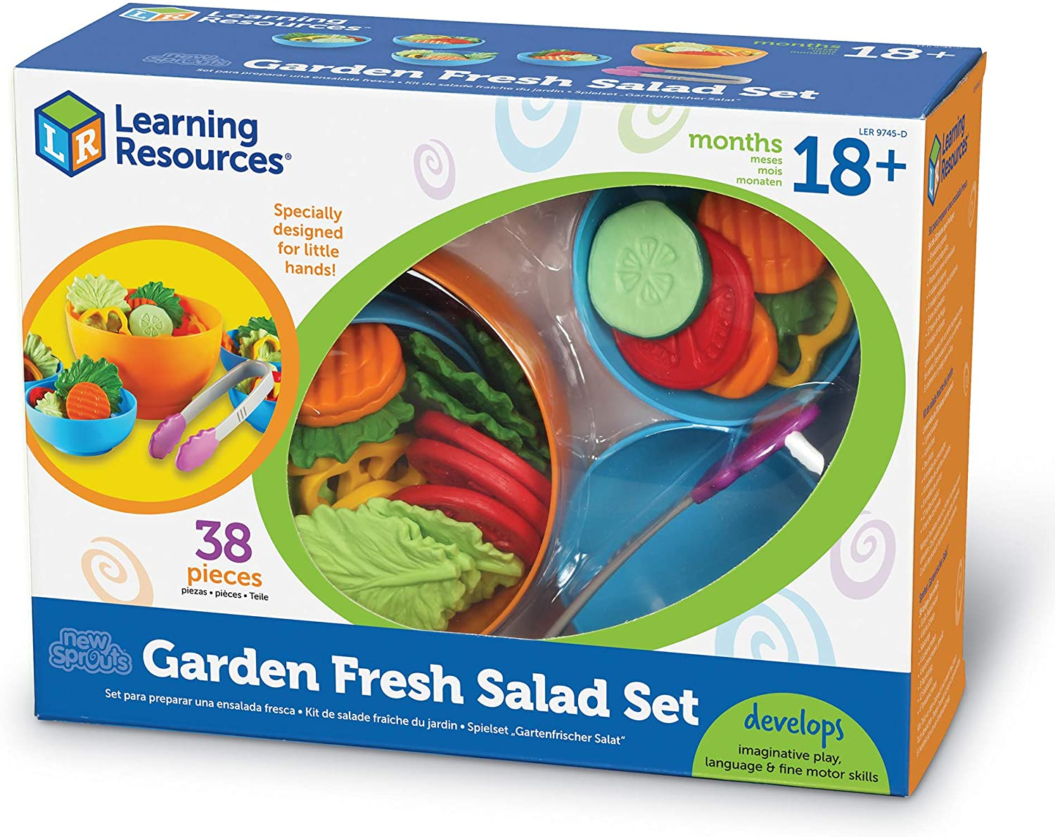 Foto 7 pulgar | Juego de Ensaladas Frescas Toy Learning Resources 38 Piezas - Venta Internacional