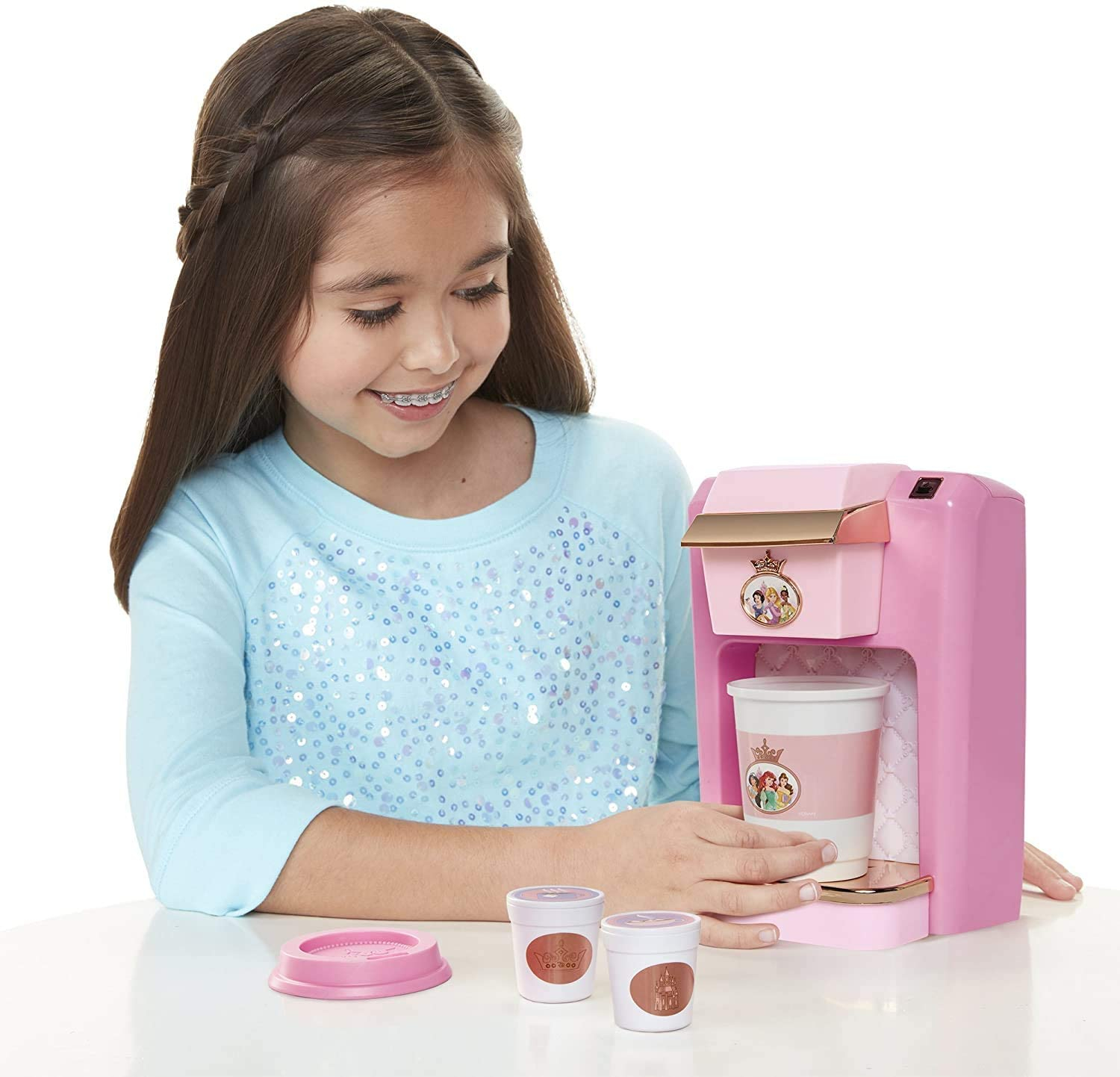 Foto 4 pulgar | Cafetera Disney Princess Rosa Infantil-Venta Internacional