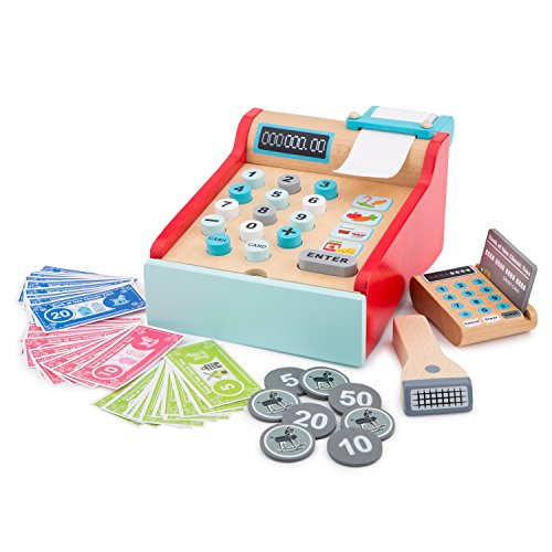 Foto 3 pulgar | Caja Registradora de Madera Juegos de Simulación para Niños - Venta Internacional