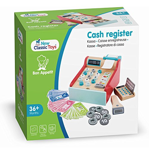 Foto 6 pulgar | Caja Registradora de Madera Juegos de Simulación para Niños - Venta Internacional