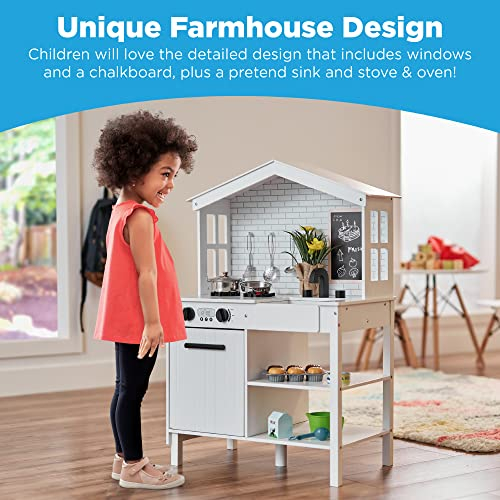 Foto 2 | Cocina de Juguete Play Best Choice Products Farmhouse para Niños - Venta Internacional