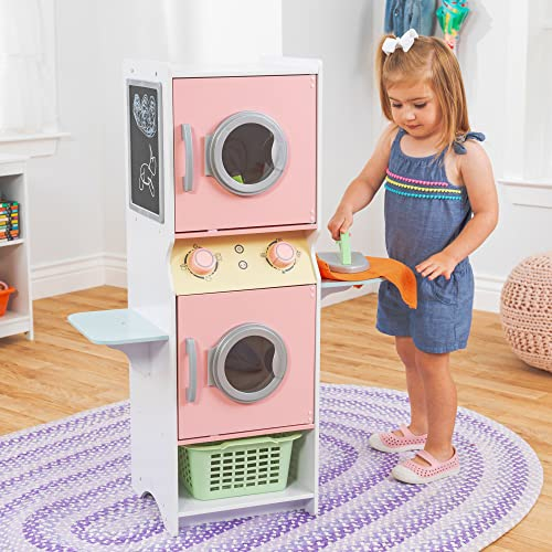 Foto 2 | Lavadora Secadora Apilable Kidkraft De Laundry Playset Con Plancha 3+ - Venta Internacional.