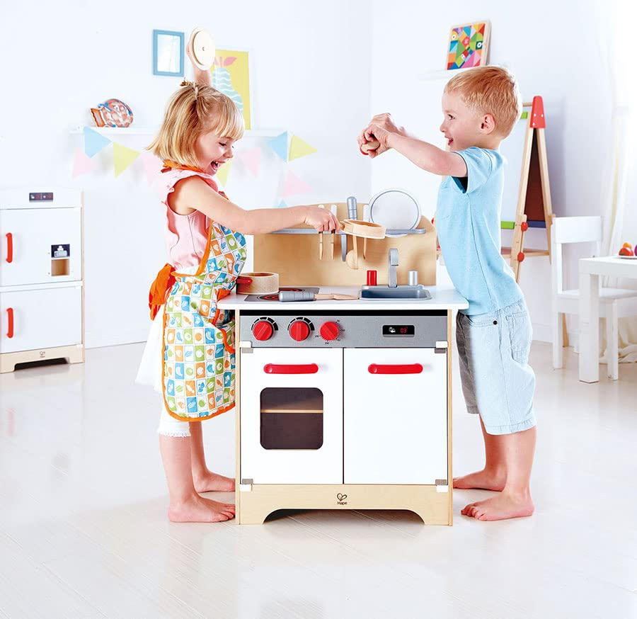 Foto 4 pulgar | Juguete de Cocina Hape Roja de Madera - Venta Internacional