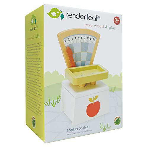 Foto 6 | Juego De Pesaje Market Scale Toy Tender Leaf Toys Para Abarrotes, 3 O Más - Venta Internacional.