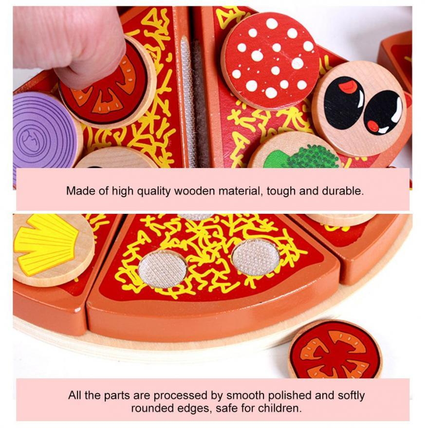 Juego De Comida Pretend Play Diy, De Madera, Para Niños - Venta Internacional.