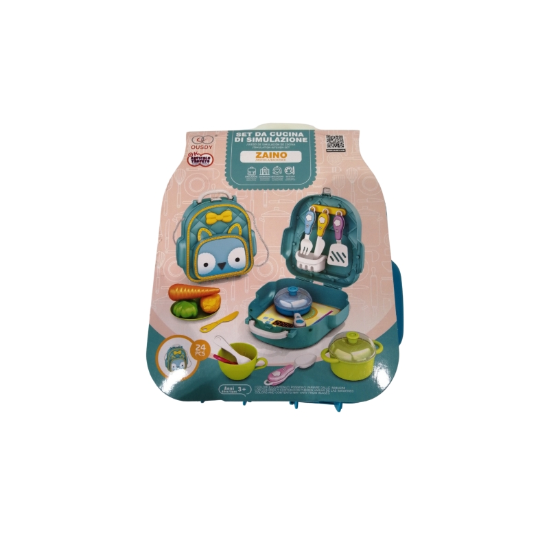 Foto 3 pulgar | Set De Juguetes De Cocina Con Minimochila Con Accesorios Para Niños Mayores De 3 Años - Venta Internacional.