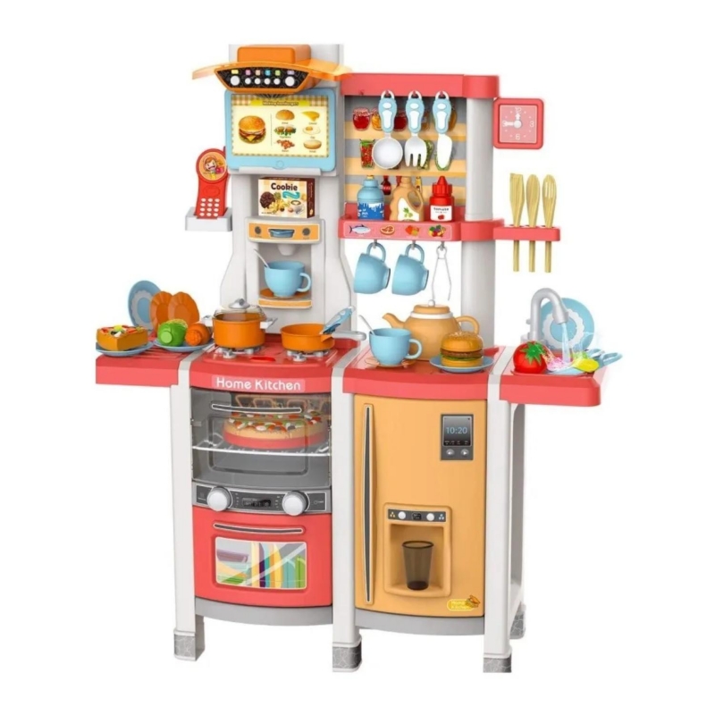 Juguete De Cocina Para Niña De 100 Cm Con 65 Accesorios Para Niños De 3 A 8 Años - Venta Internacional.