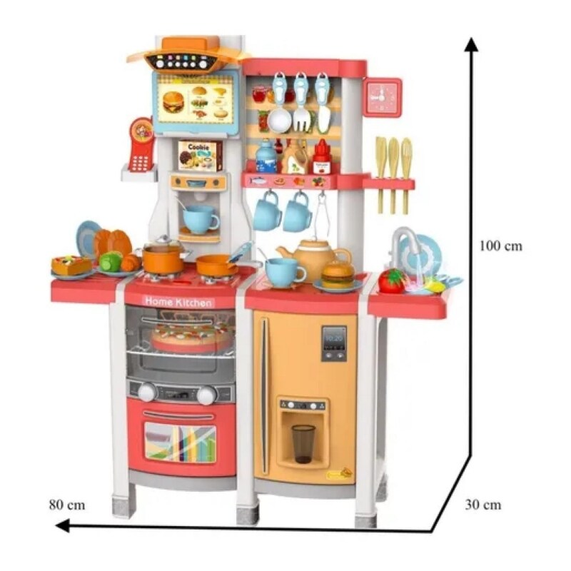 Juguete De Cocina Para Nina De 100 Cm Con 65 Accesorios Para Ninos De 3 A 8 Anos Venta Internacional. Coppel