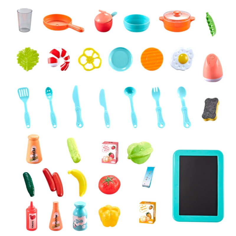 Foto 5 pulgar | Set De Juguetes De Cocina Para Niñas Con Luces, Sonido, Agua Y Vapor - Venta Internacional.