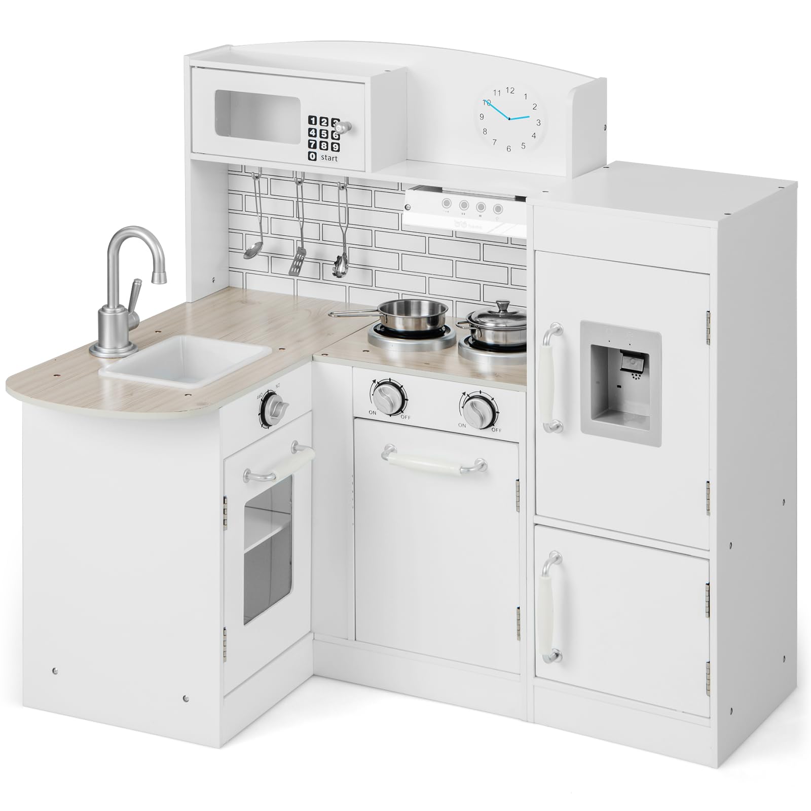 Cocina Playset Costzon Kids 8 en 1 De Madera- Venta Internacional $9,530