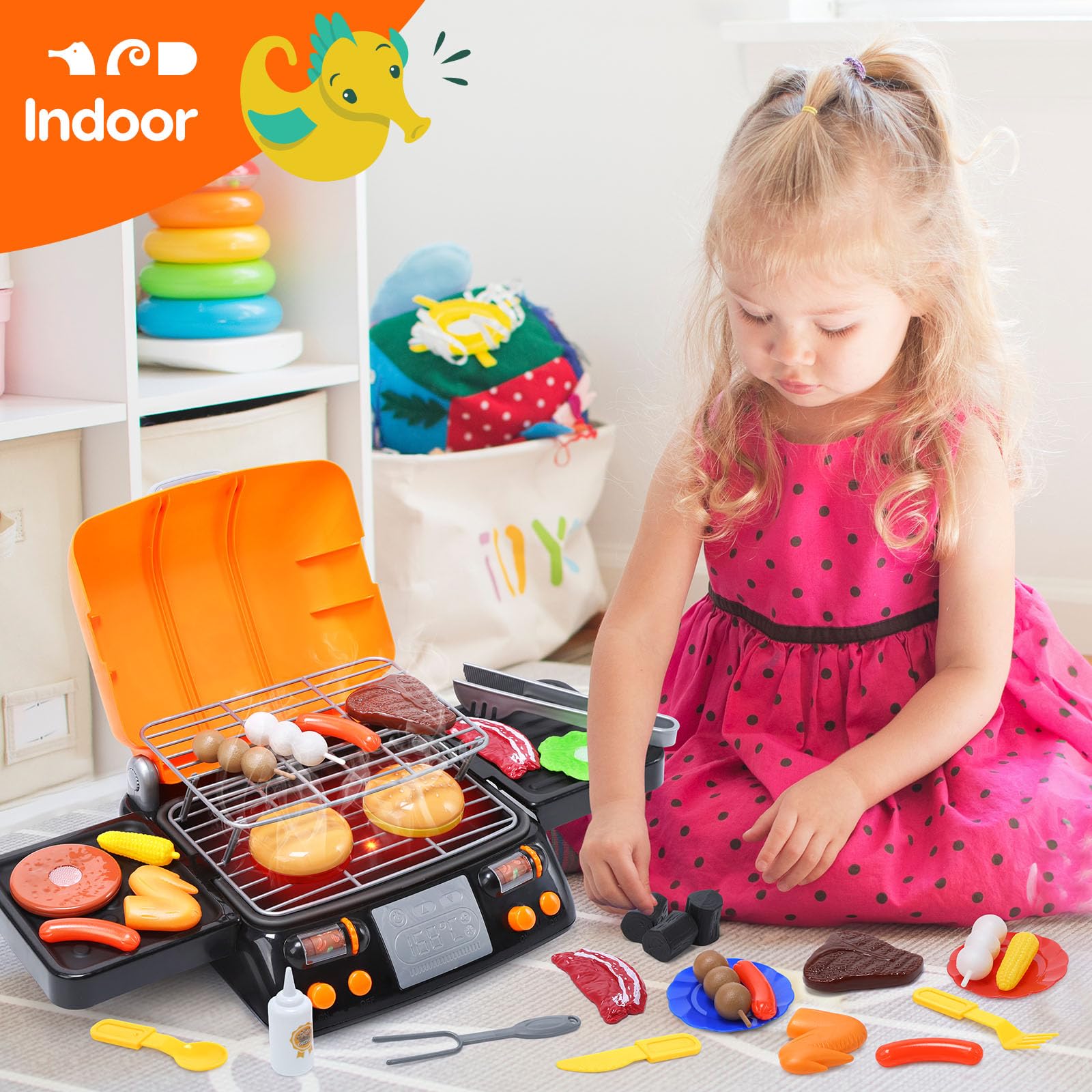 Foto 8 pulgar | Juego de Barbacoa Cute Stone para Niños - Venta Internacional