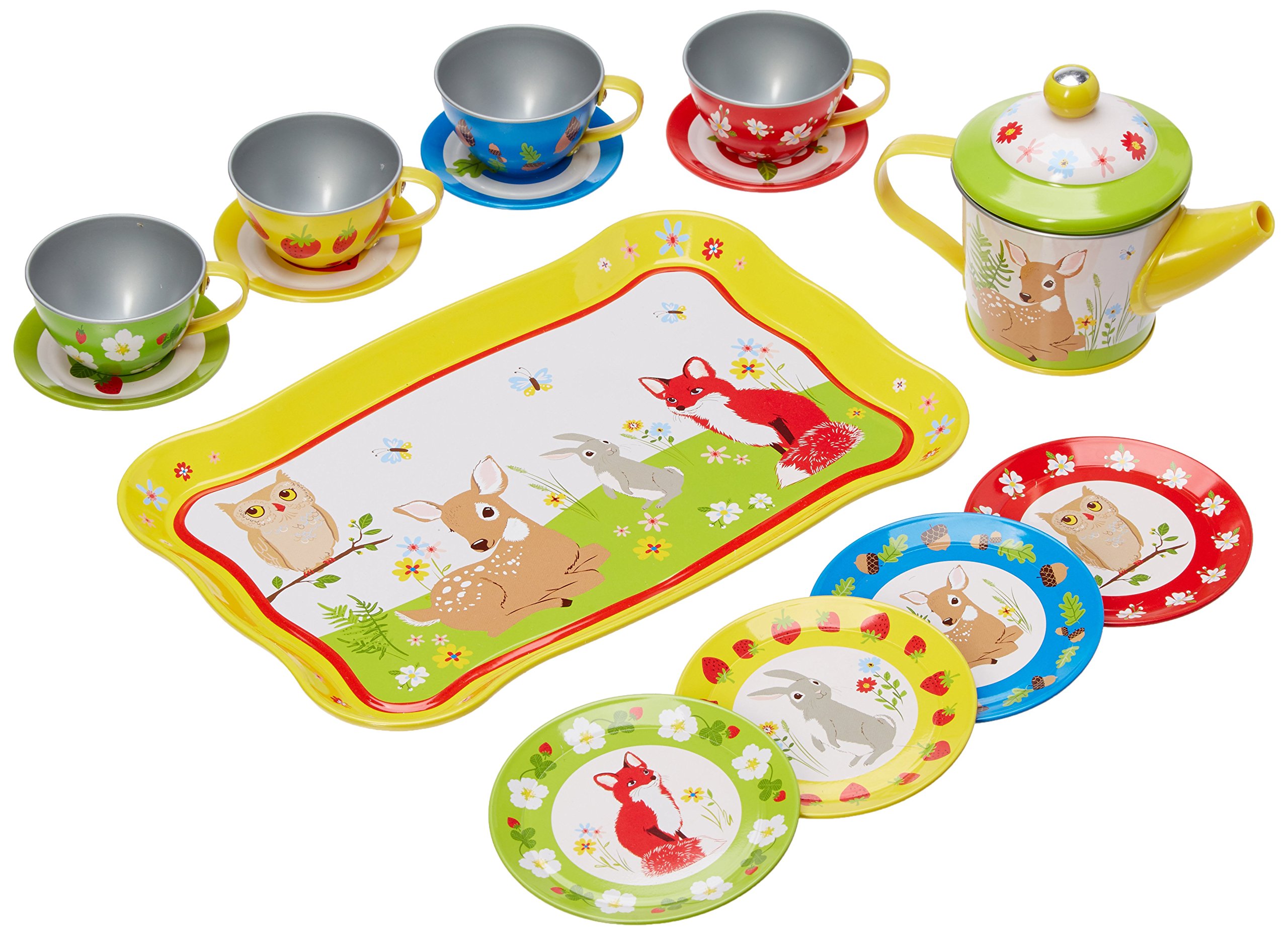 Foto 2 pulgar | Juguete para la Hora del Té Schylling Forest Friends con Servicio para 4 Personas - Venta Internacional