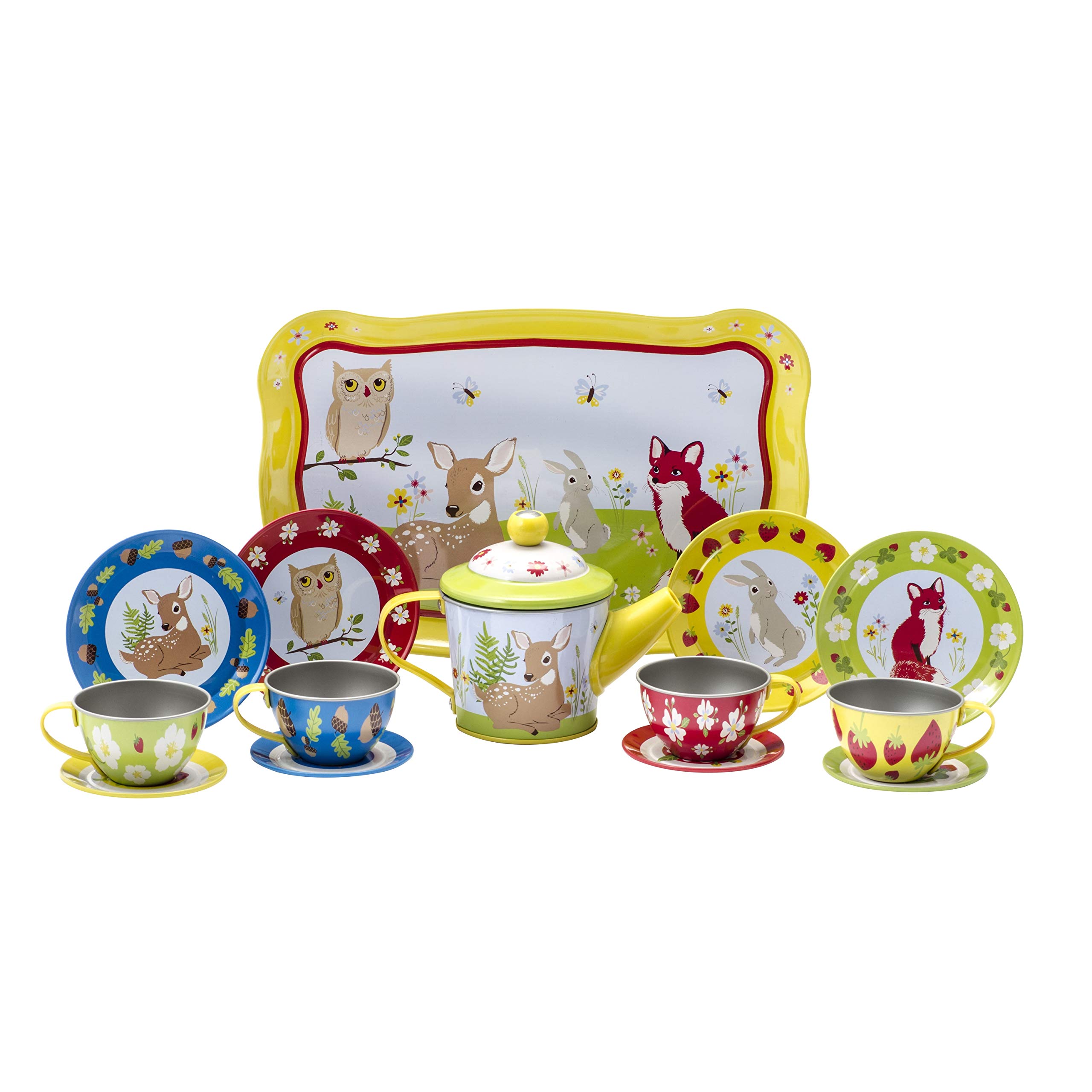Foto 3 pulgar | Juguete para la Hora del Té Schylling Forest Friends con Servicio para 4 Personas - Venta Internacional