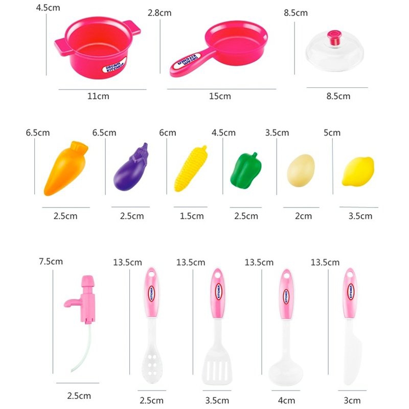Foto 4 pulgar | Cocina de Juguete Rosa con Accesorios - Venta Internacional