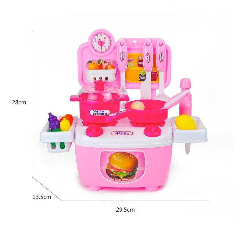 Foto 7 pulgar | Cocina de Juguete Rosa con Accesorios - Venta Internacional
