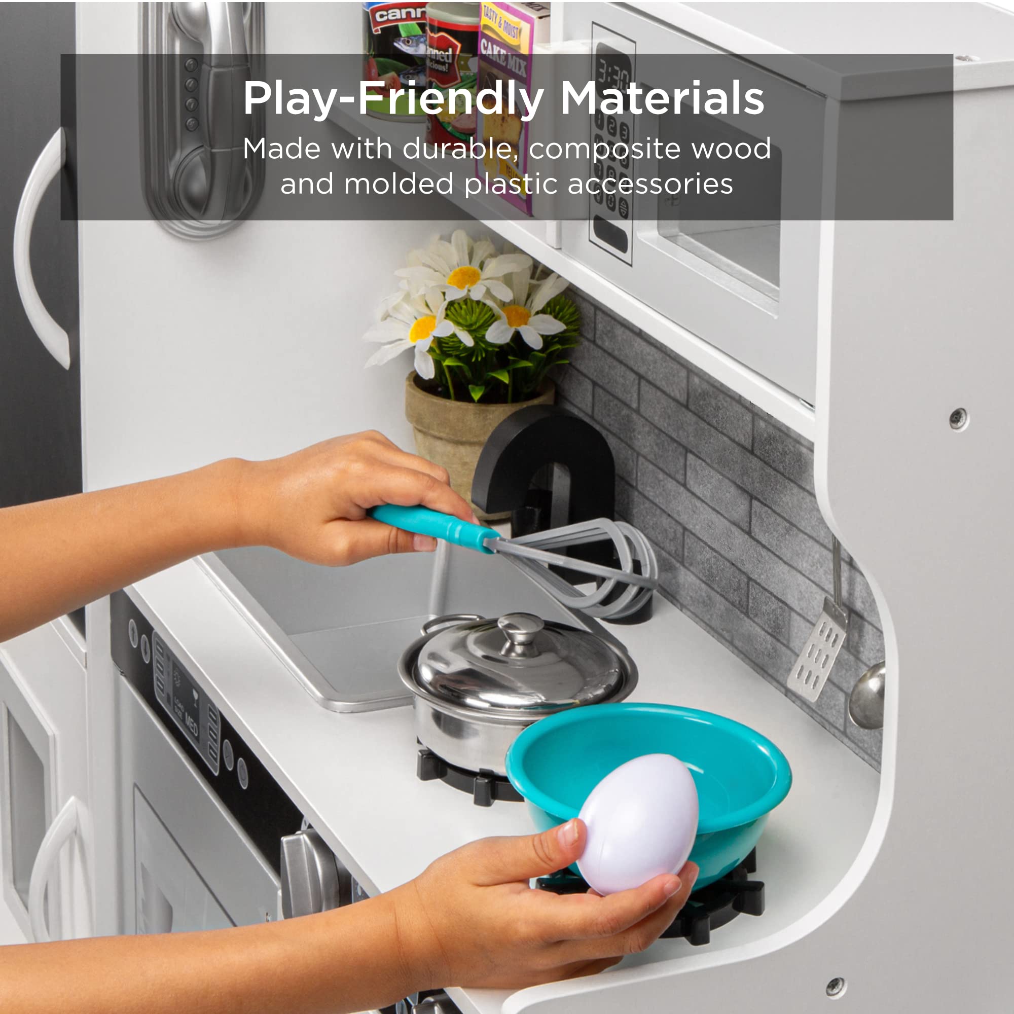 Foto 4 pulgar | Cocina de Juguete de Madera Toy Kitchen Best Choice Products con Accesorios - Venta Internacional