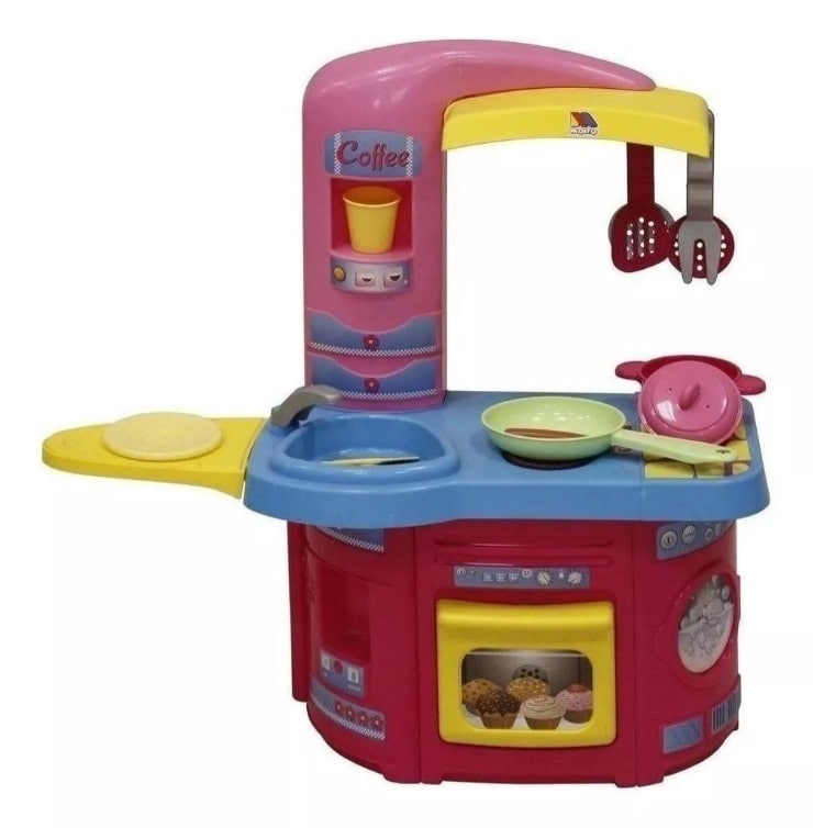 Cocina Para Niños Juguete Prinsel First Chef Accesorios Rosa $759