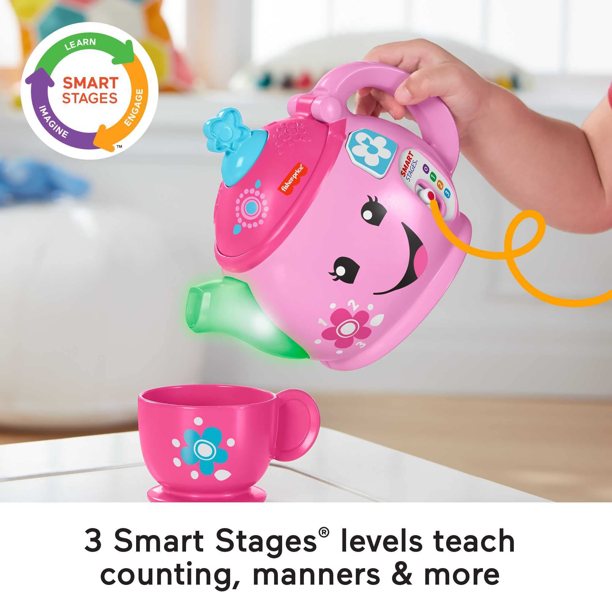 Foto 4 pulgar | Set De Té De Juguete Fisher-price Laugh & Learn Sweet Manners 18+m - Venta Internacional.