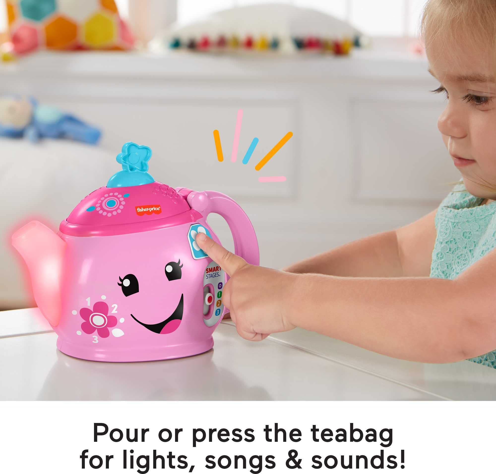 Foto 5 pulgar | Set De Té De Juguete Fisher-price Laugh & Learn Sweet Manners 18+m - Venta Internacional.