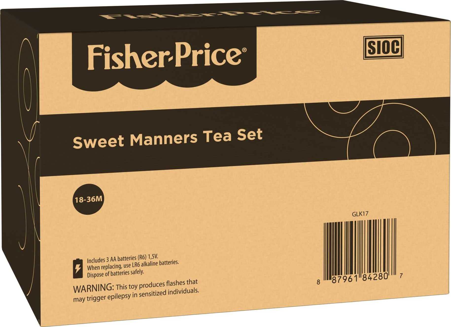 Foto 7 pulgar | Set De Té De Juguete Fisher-price Laugh & Learn Sweet Manners 18+m - Venta Internacional.