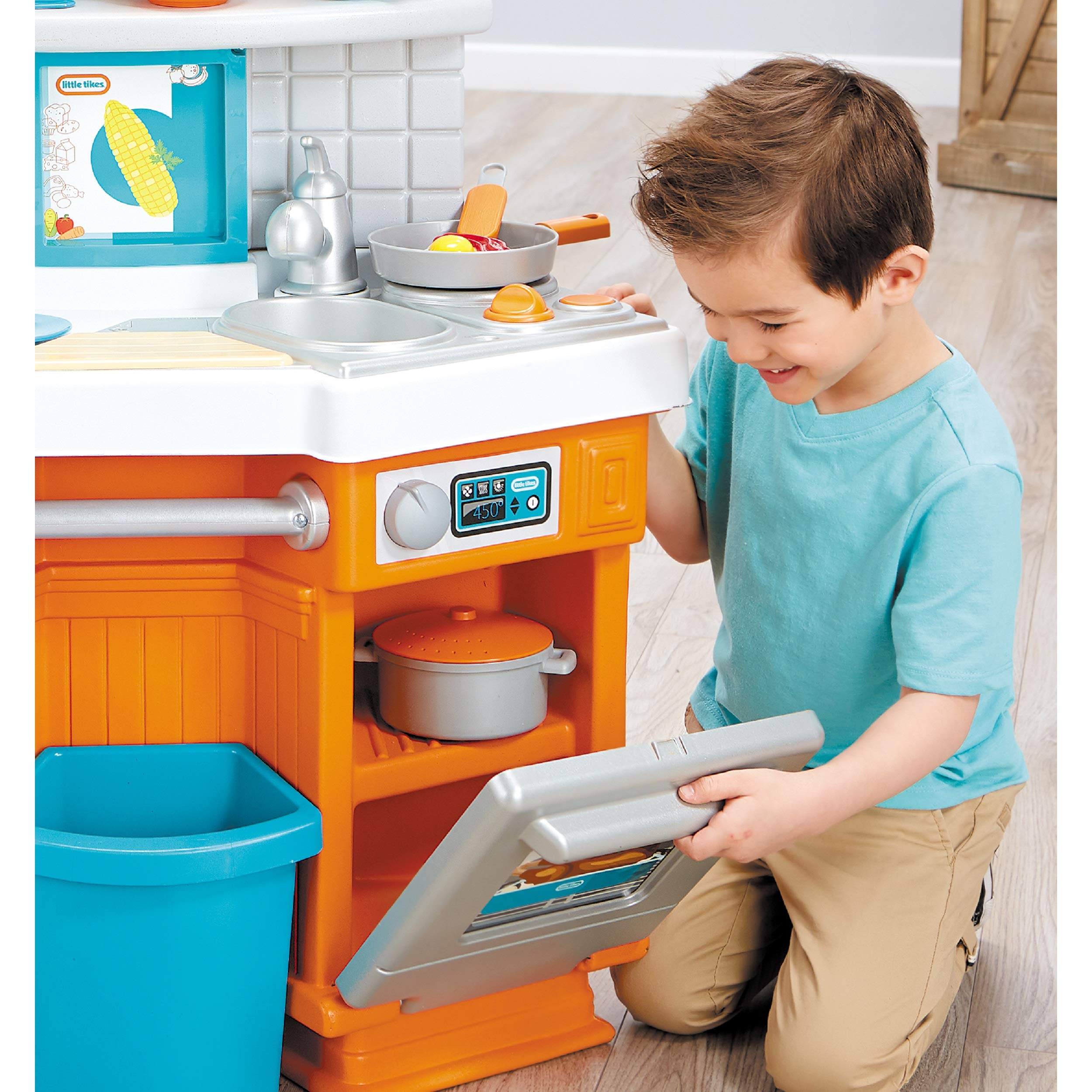 Foto 4 pulgar | Kitchen Little Tikes Home Grown Con Sonidos De Cocina Reales - Venta Internacional.