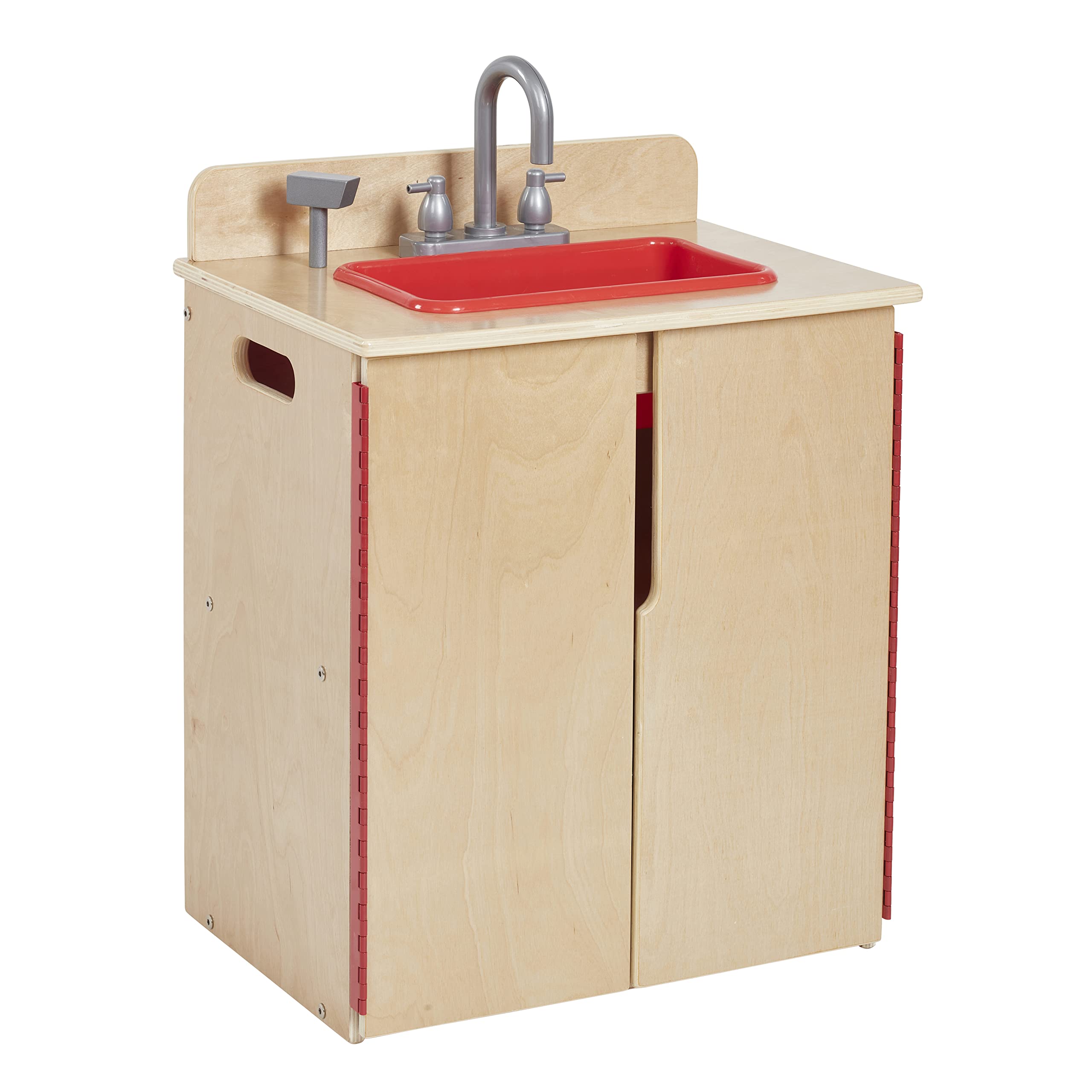 Foto 2 pulgar | Set De Juego Play Kitchen Sink Ecr4kids De Madera Natural - Venta Internacional.