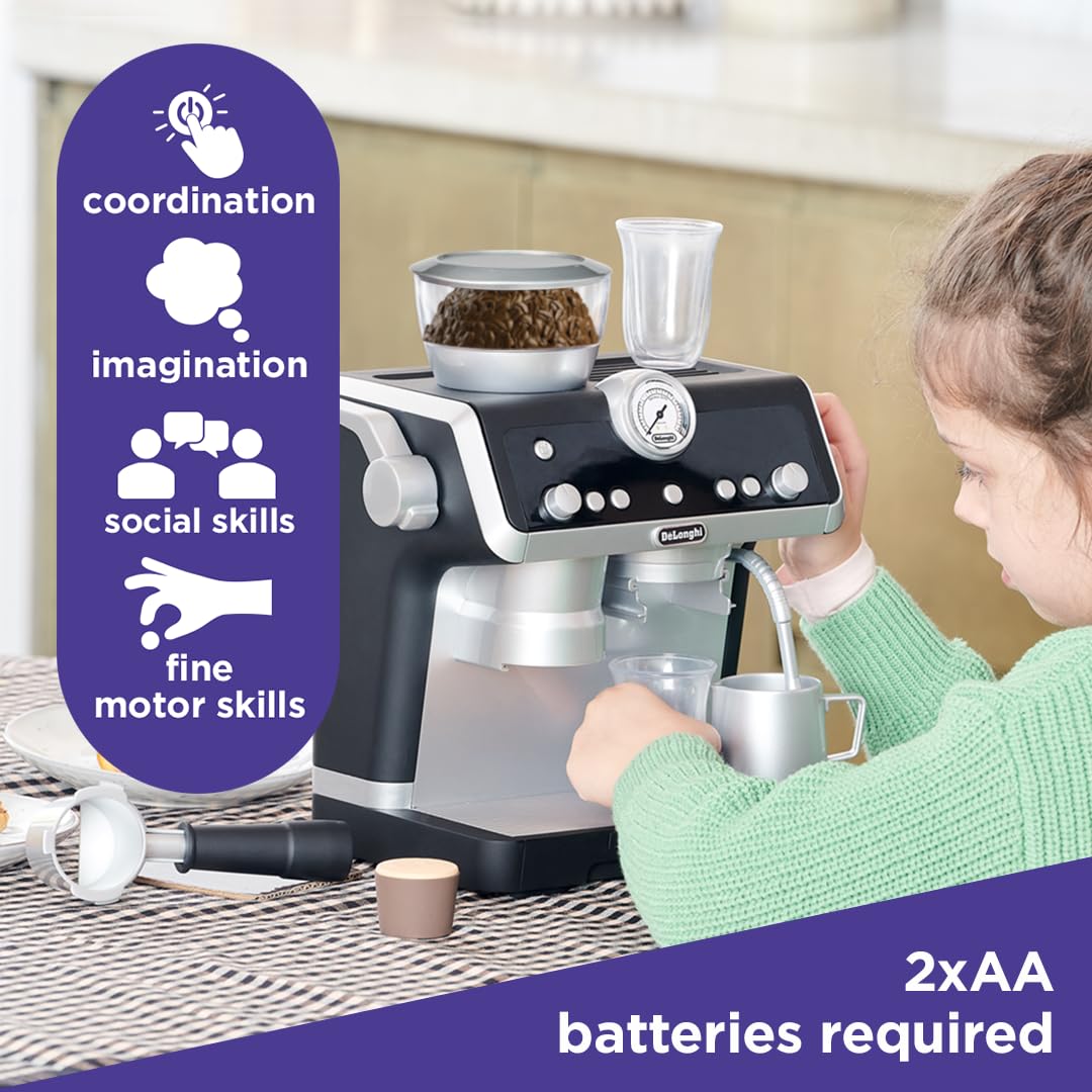 Foto 4 pulgar | Cafetera De Juguete Casdon De'longhi Barista Para Niños Mayores De 3 Años - Venta Internacional.