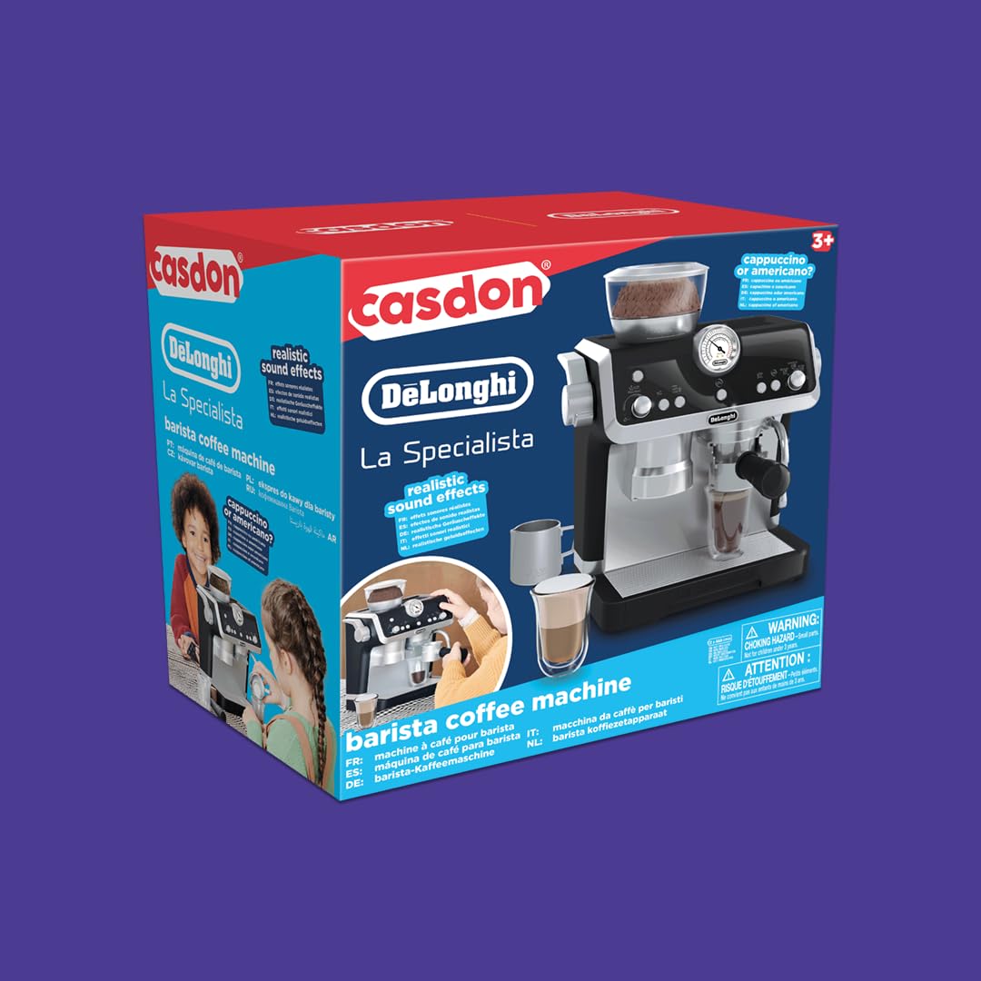 Foto 8 pulgar | Cafetera De Juguete Casdon De'longhi Barista Para Niños Mayores De 3 Años - Venta Internacional.