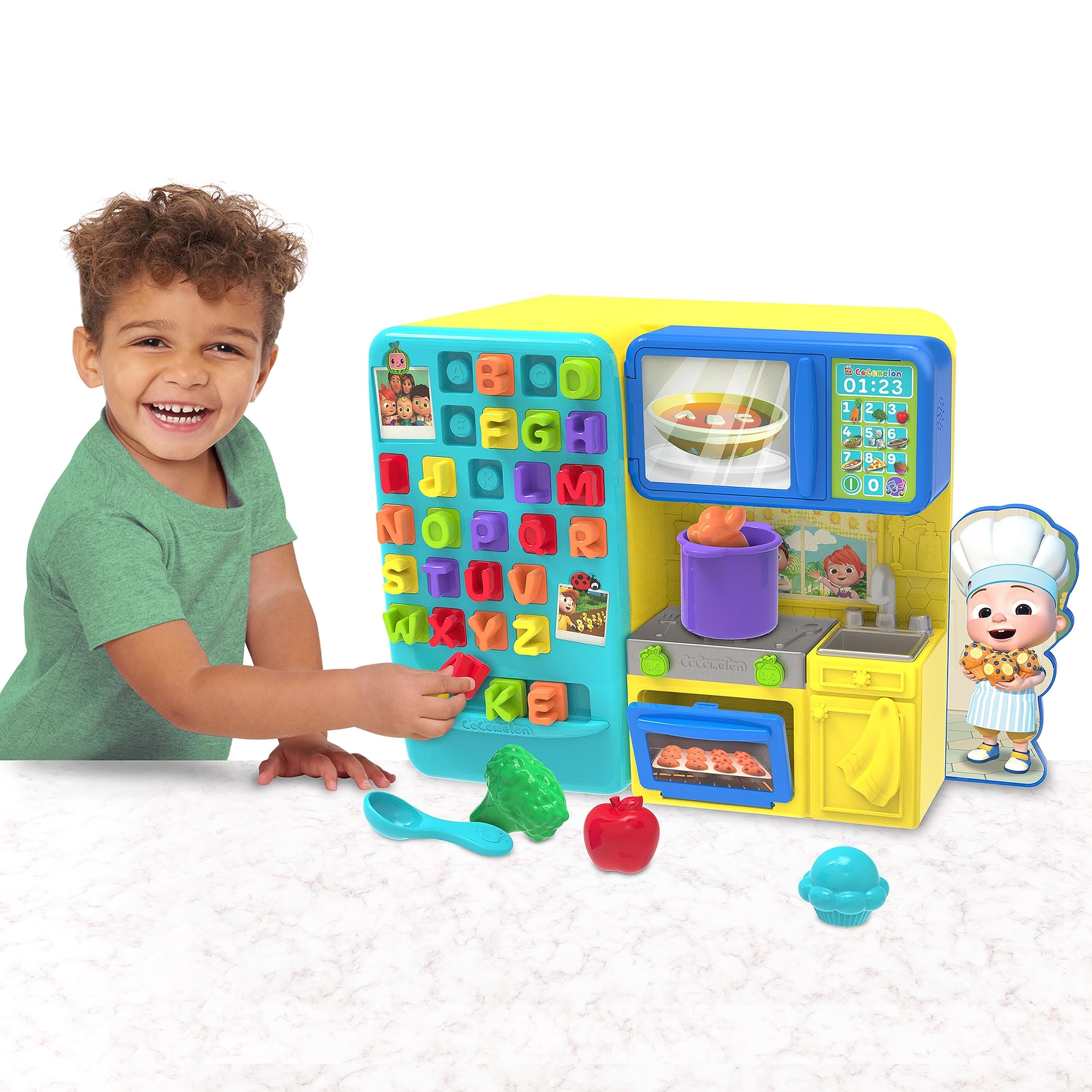 Foto 3 pulgar | Set Just Play Cocomelon Learning Kitchen, 34 Piezas - Venta Internacional.