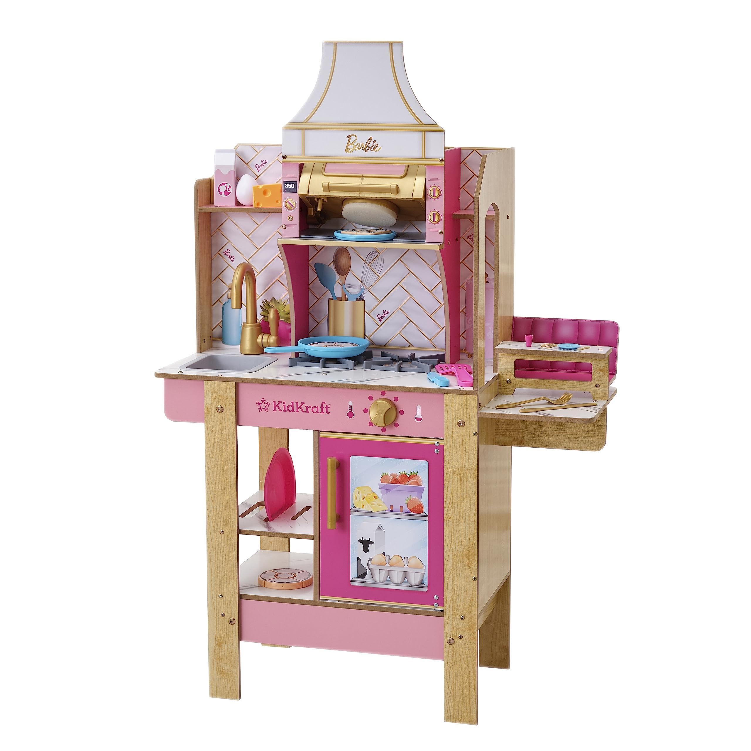 Foto 2 pulgar | Juega Kitchen Kidkraft Cook Con Barbie™ Con Luces Y Sonidos - Venta Internacional.