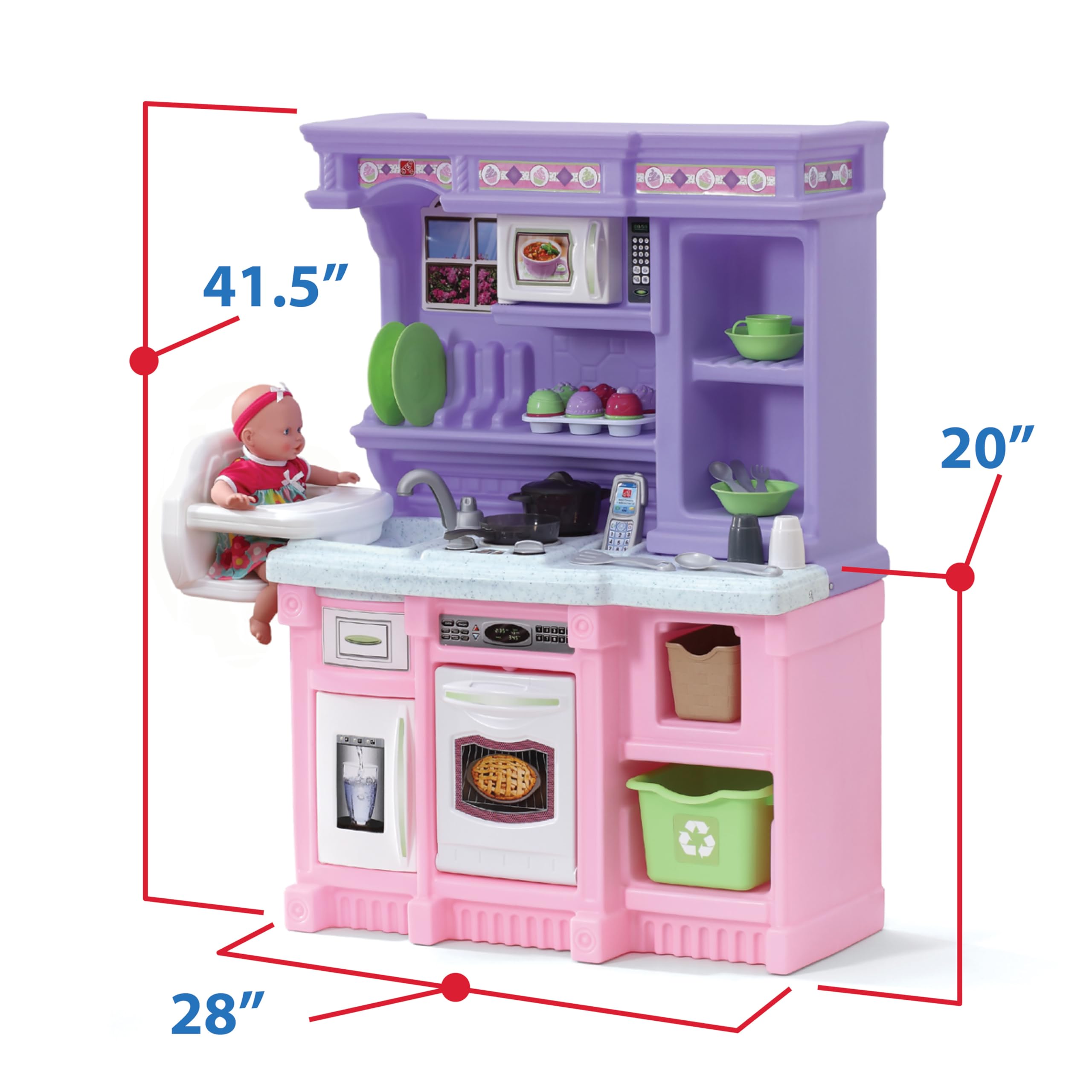 Foto 7 pulgar | Playhouse Step2 Little Baker's Kitchen With Kitchenette Para Más De 2 Años - Venta Internacional.