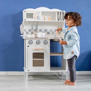 Foto 5 | Toy Kitchen, Nuevos Juguetes Clásicos De Madera, Fingiendo Buen Provecho - Venta Internacional.