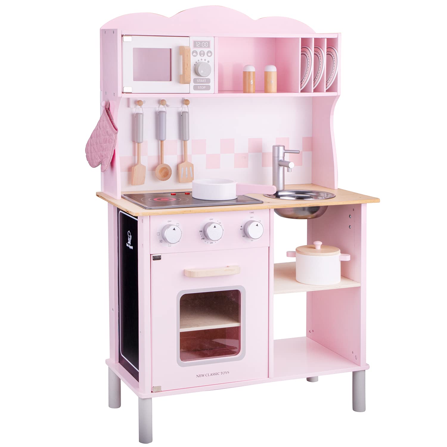 Toy Kitchen, Nuevos Juguetes Clásicos De Madera Con Accesorios - Venta Internacional.