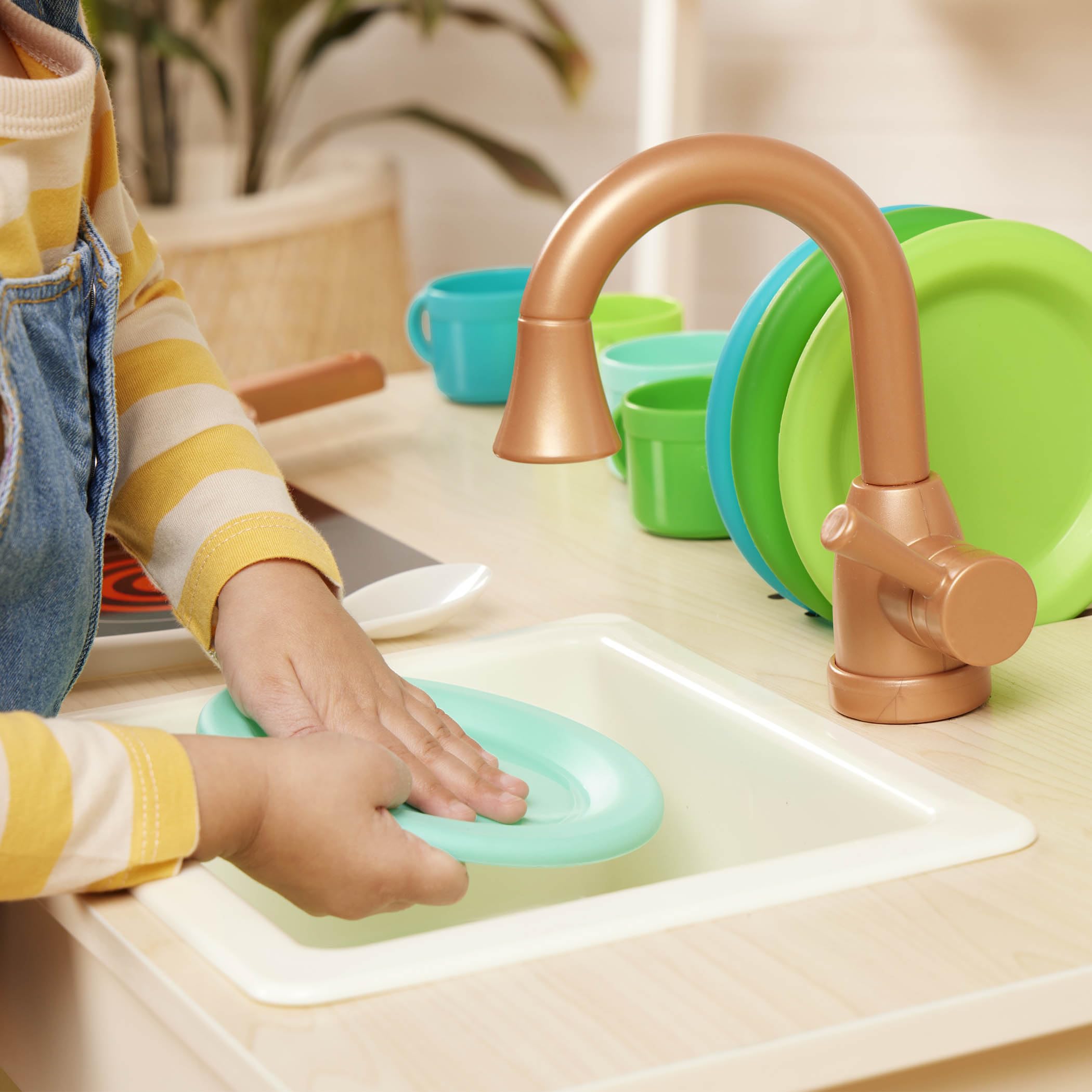 Foto 2 | Play Kitchen & Market Battat Apto Para Niños Pequeños Con 25 Acc - Venta Internacional.