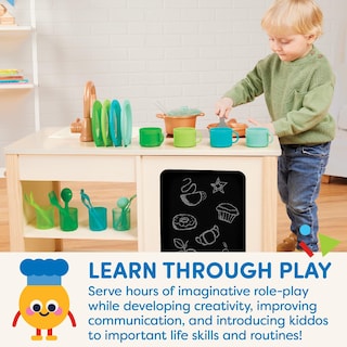 Foto 4 | Play Kitchen & Market Battat Apto Para Niños Pequeños Con 25 Acc - Venta Internacional.