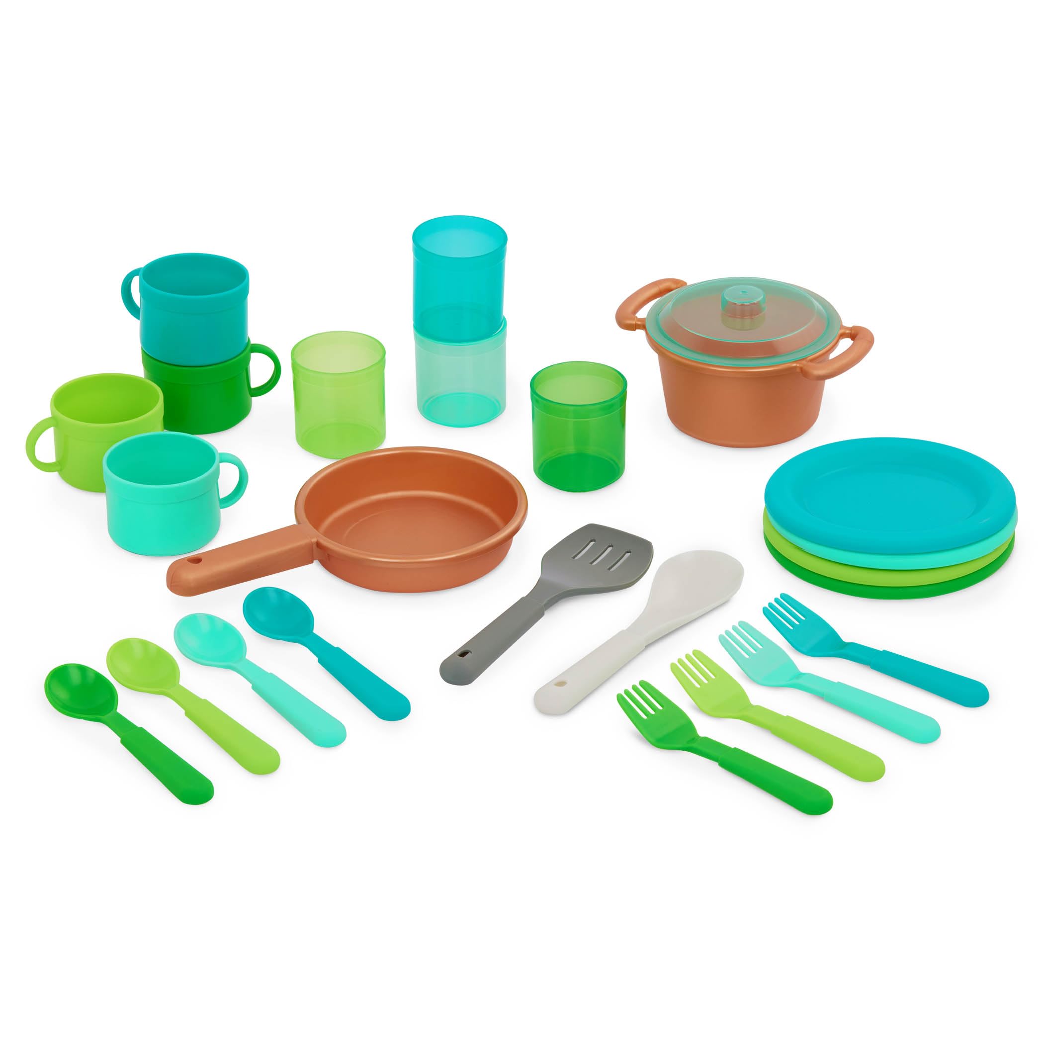 Foto 8 pulgar | Play Kitchen & Market Battat Apto Para Niños Pequeños Con 25 Acc - Venta Internacional.