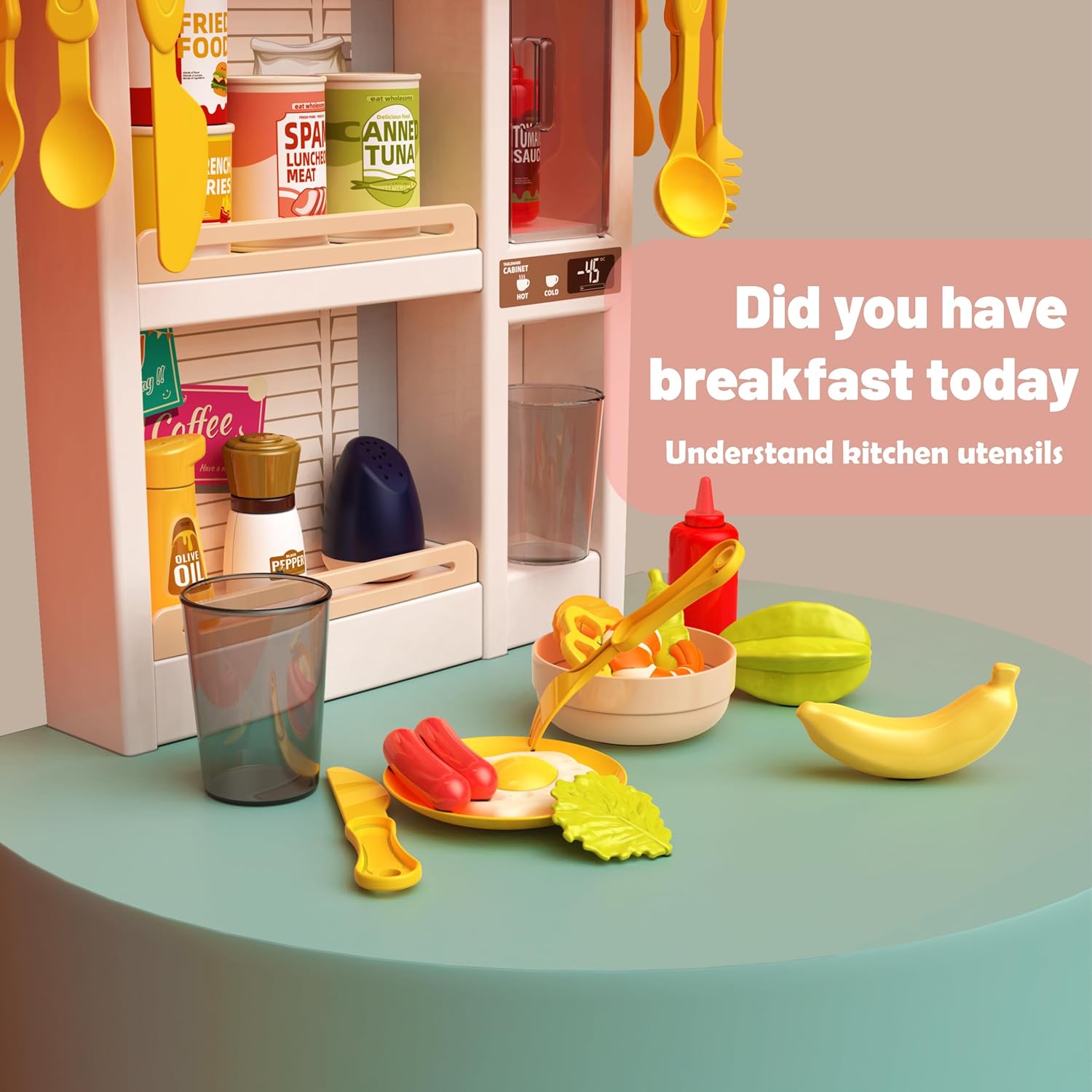 Foto 4 pulgar | Cocinita Juguete Infantil Beibegood Spray Kitchen Am062 50pz