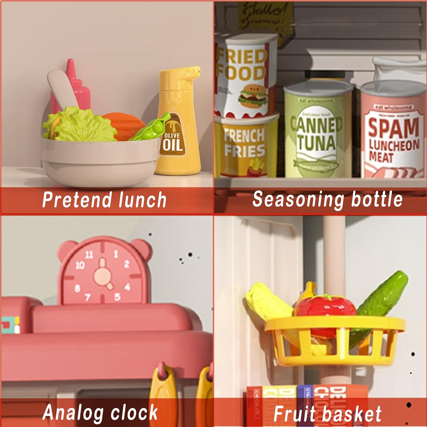 Foto 7 pulgar | Cocinita Juguete Infantil Beibegood Spray Kitchen Am062 50pz
